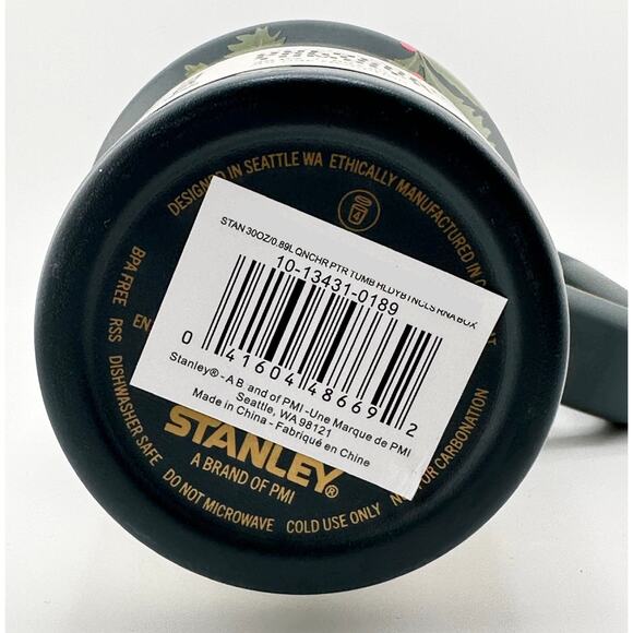 STANLEY The Cheers & Cheer ProTour Flip Straw Tumbler | 30 OZ; HOLIDAY BOTANICAL - Picture 5 of 5